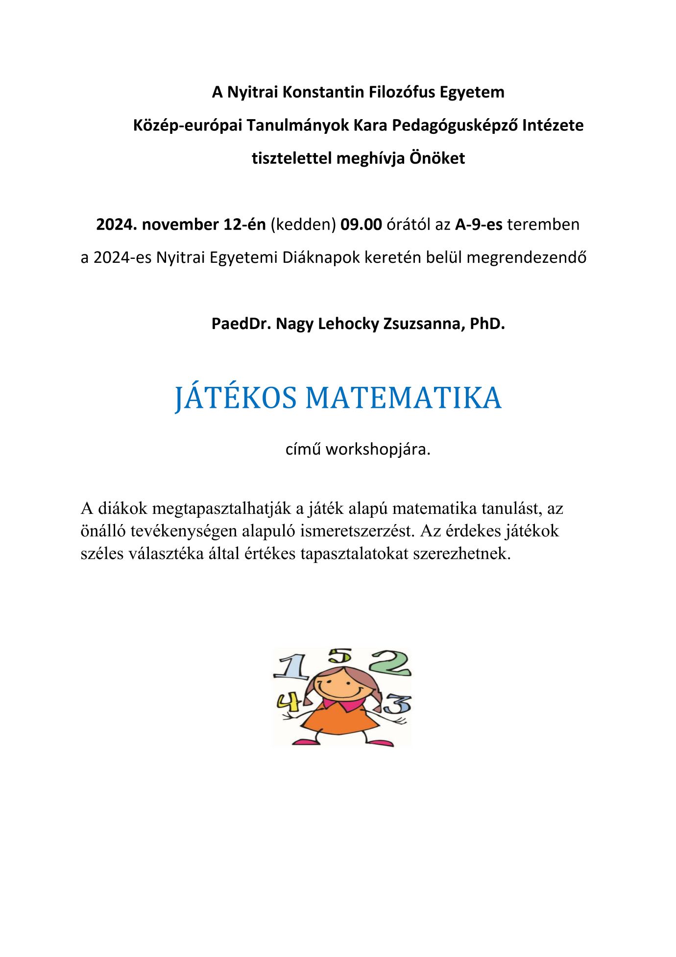 Játékos matematika